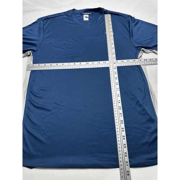 North Face Shirt Adult Mens Vapor Wick Navy Blue Crew Neck Lightweight *READ - Picture 9 of 12